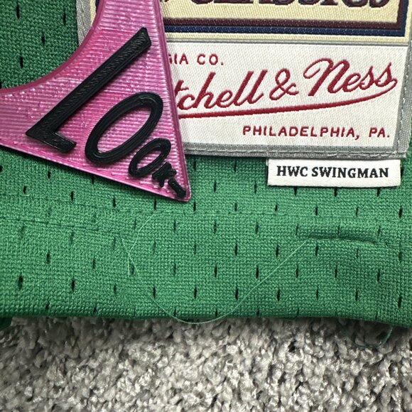 Larry Bird Mitchell & Ness #33 Celtics Jersey 2XL Green NBA HWC 1985-86 Classic - Picture 7 of 8
